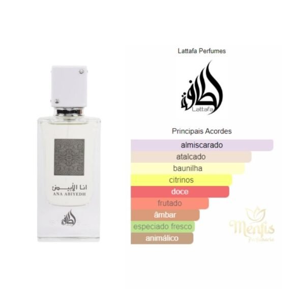 Perfume árabe Ana Abiyedh de Lattafa Perfumes