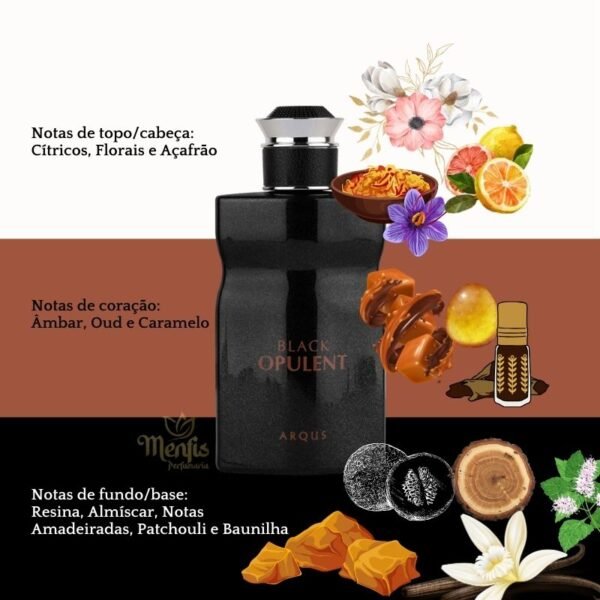 Perfume árabe Black Opulent - Arqus